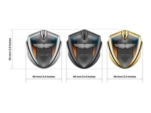 Aston Martin Badge Autoadesivo Look Corse Alta Qualità